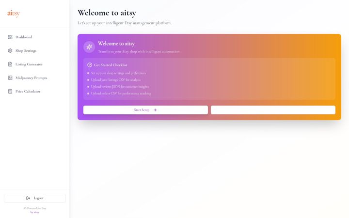 Screenshot of aitsy.app