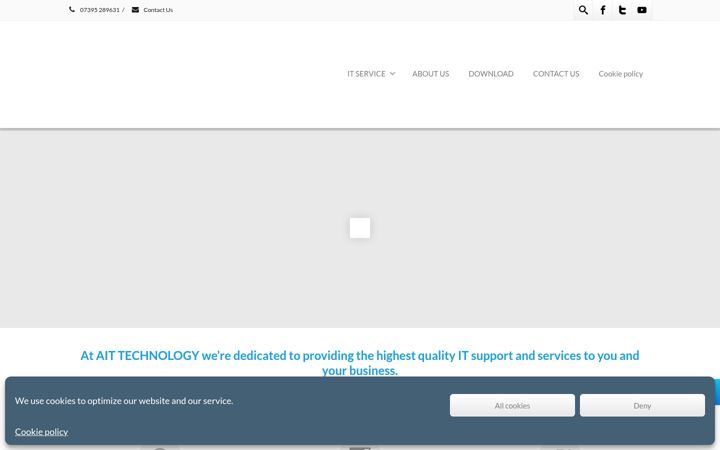 Screenshot von aittech.co.uk