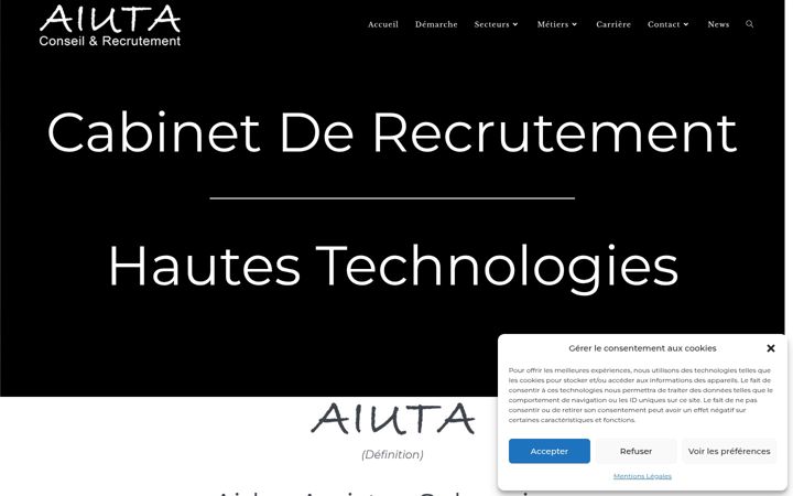 Screenshot of aiuta.fr