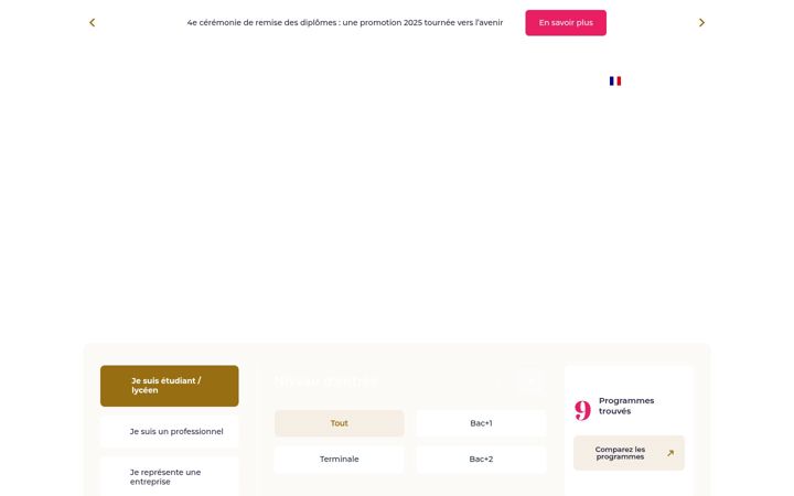 Screenshot of aivancity.ai