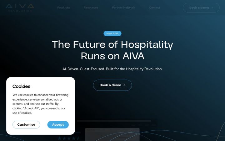 Screenshot of aivarevolution.com