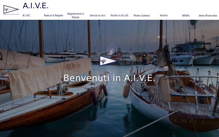 Screenshot of aive-yachts.org