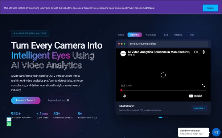 Screenshot of aivid.ai