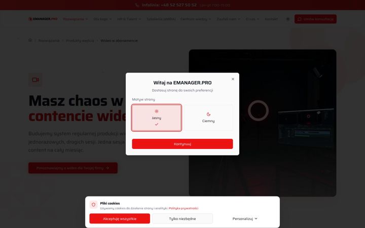 Screenshot of aivideoday.pl