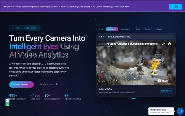 Screenshot of aividtechvision.com
