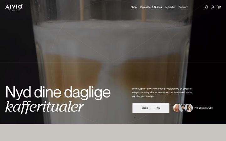 Screenshot of aiviq.dk