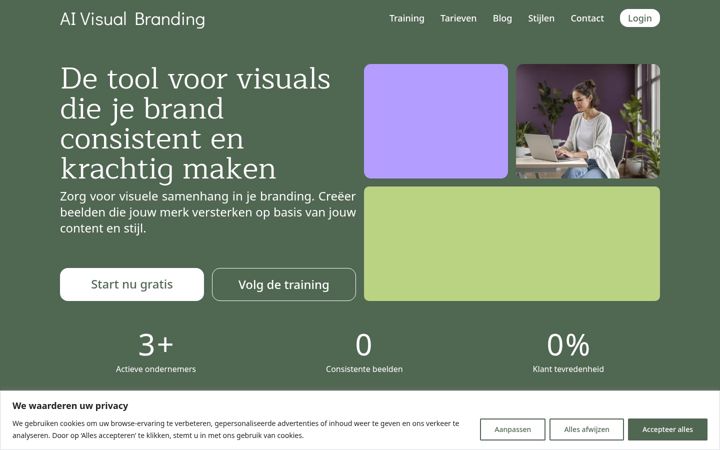 Screenshot of aivisualbranding.com