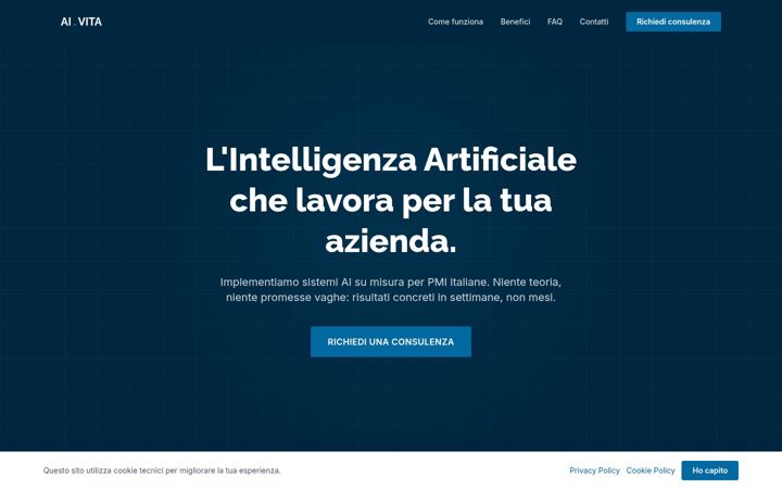 Screenshot of aivita.it