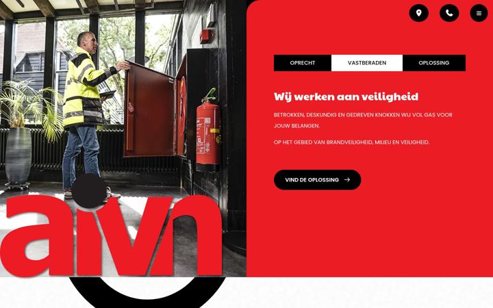 Screenshot of aivn.nl