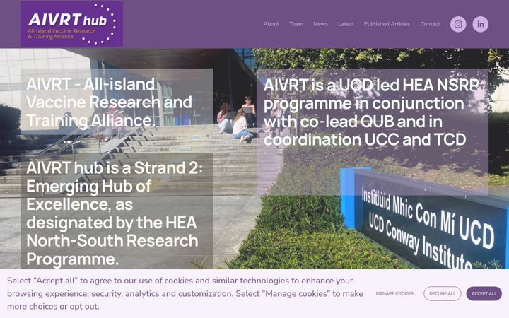Screenshot of aivrthub.org