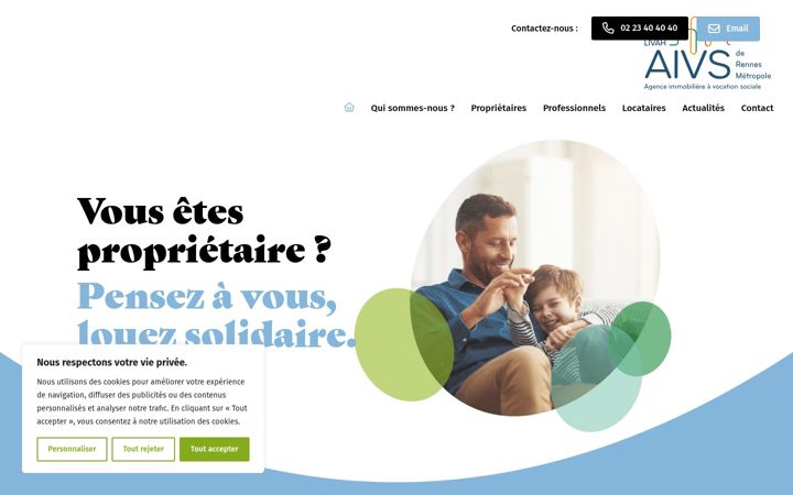 Screenshot of aivs-rennes.fr