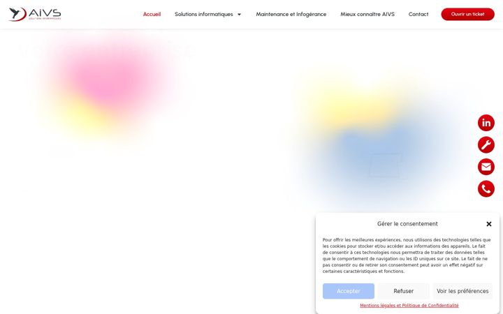 Screenshot of aivs.fr