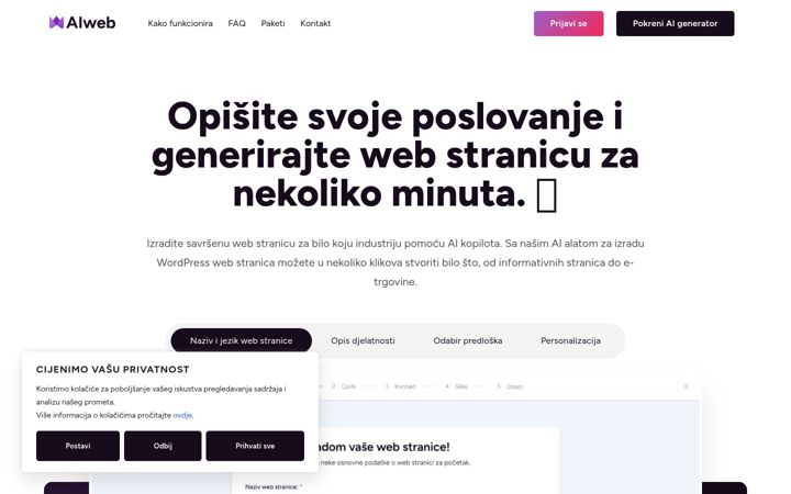 Screenshot of aiweb.hr