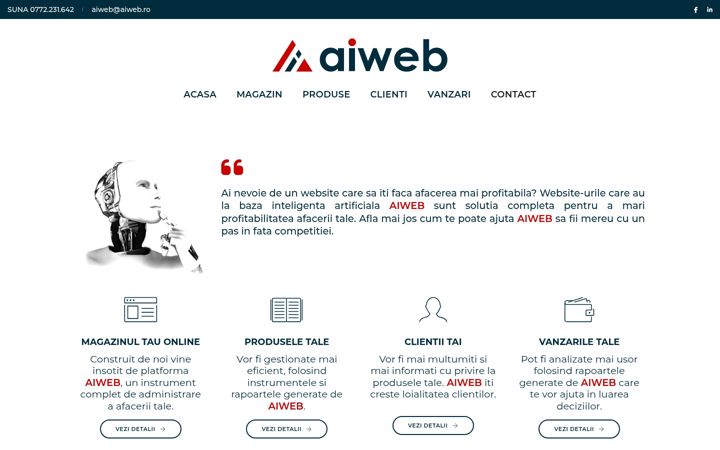 Screenshot of aiweb.ro