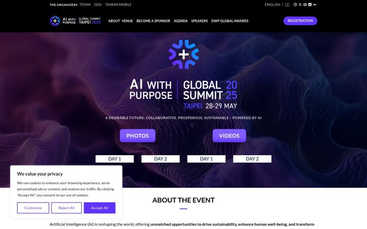 Screenshot of aiwithpurpose.org