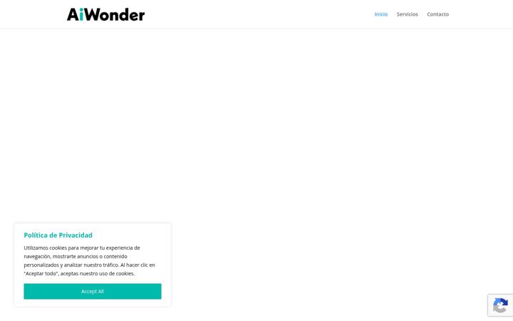 Screenshot of aiwonder.es