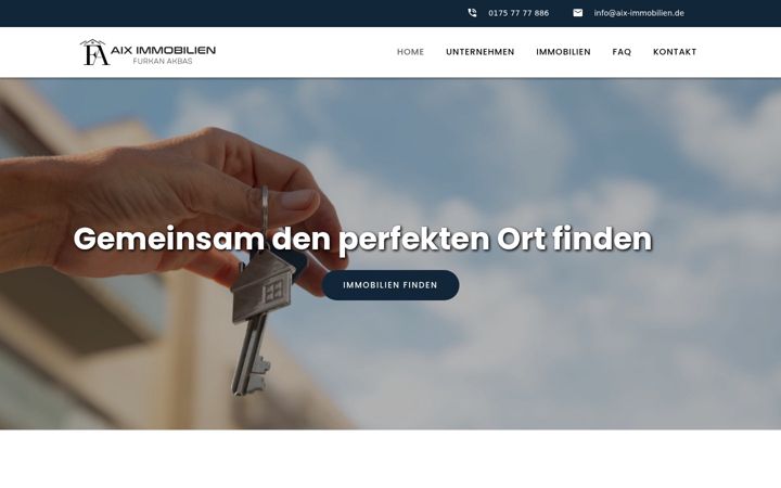 Screenshot of aix-immobilien.de