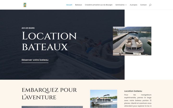 Ekrānuzņēmums no aix-location-bateau.com