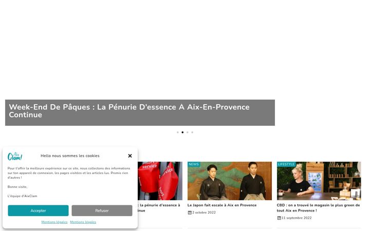 Screenshot van aixclam.fr