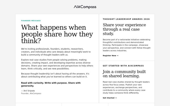 Ekrānuzņēmums no aixcompass.com