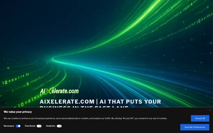 Screenshot of aixelerate.com