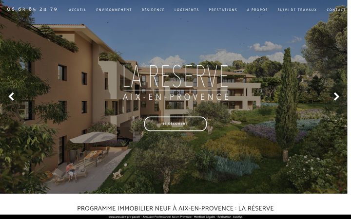 Screenshot of aixlareserve.com
