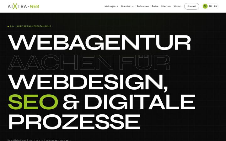 Screenshot of aixtra-web.de