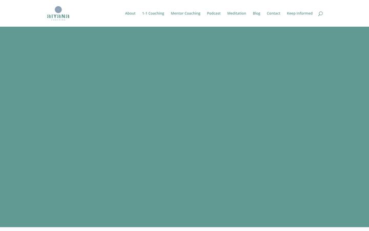 Screenshot of aiyanacoaching.com