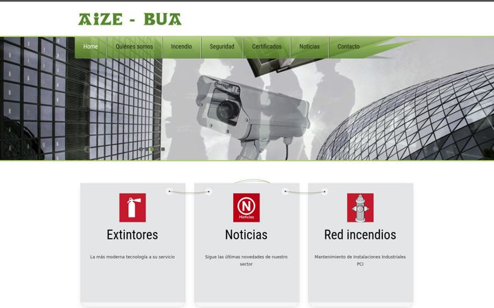 Screenshot of aizebua.com