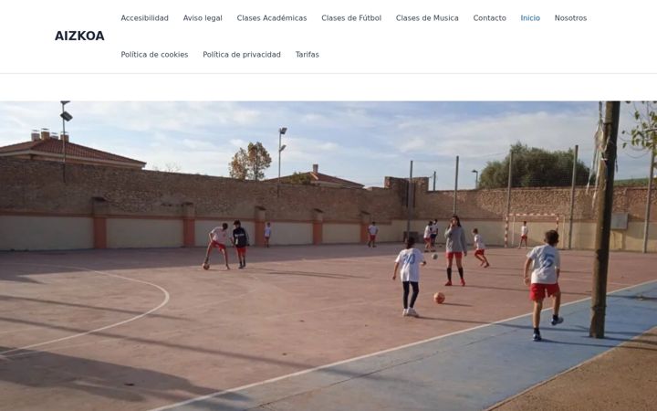 Screenshot of aizkoaprojects.com