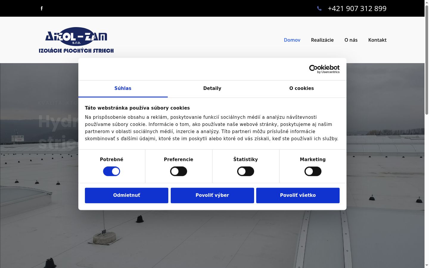 Capture d'écran de la bannière de consentement affichée avant toute interaction