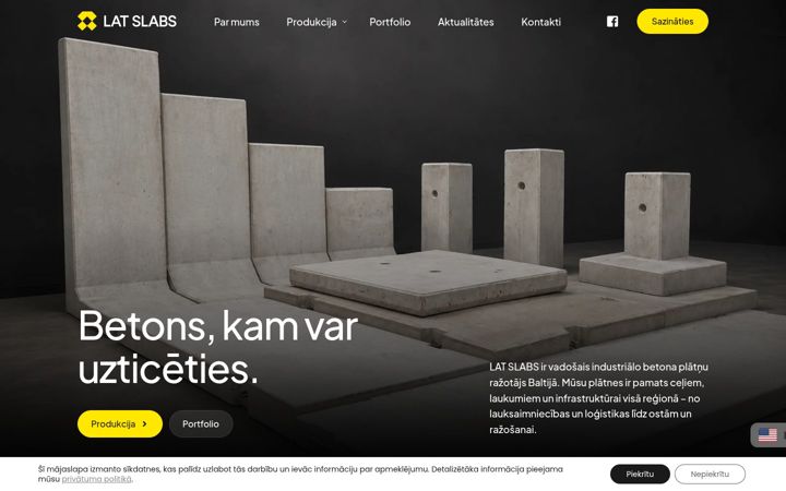 Screenshot of aizputesbetons.lv