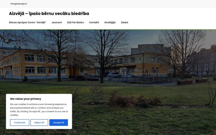 Screenshot of aizveja.lv