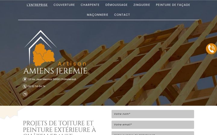 Skærmbillede af aj-renovations86.fr