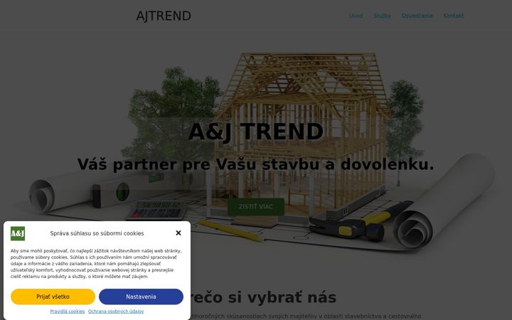 Skærmbillede af aj-trend.sk