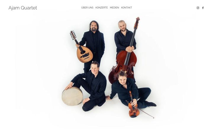 Screenshot of ajamquartet.com
