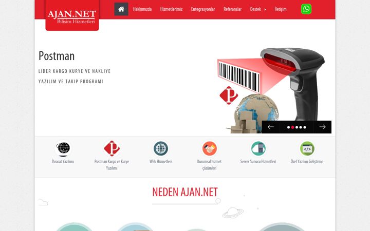 Screenshot of ajan.net