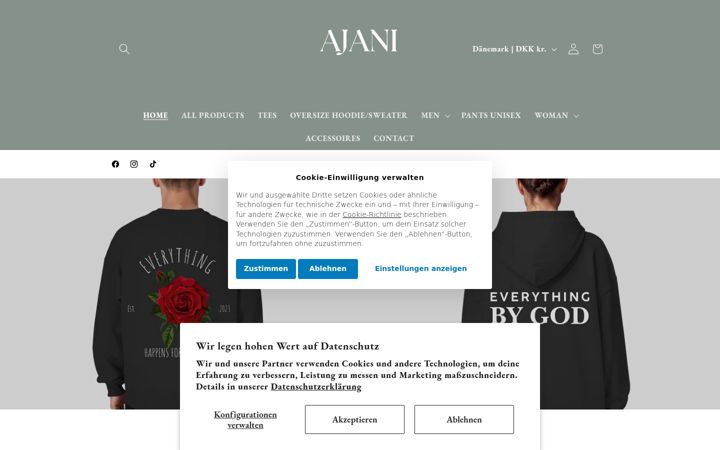 Screenshot of ajanifam.com