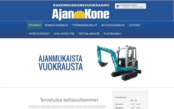 Skærmbillede af ajankone.fi