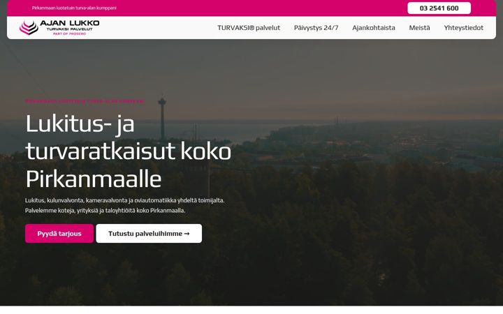 Posnetek zaslona ajanlukko.fi