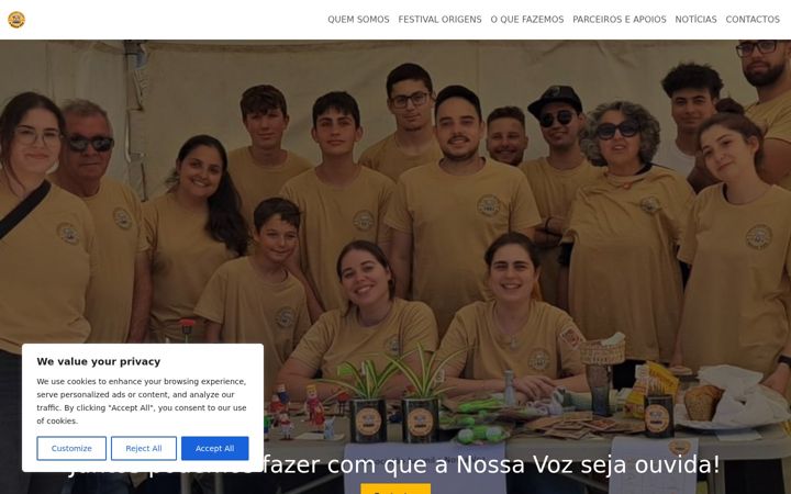 Captura de pantalla de ajanossavoz.pt
