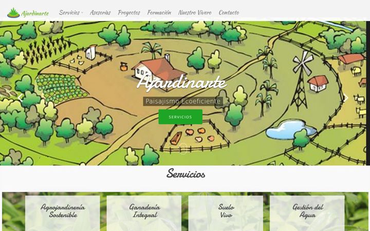 Screenshot of ajardinarte.com
