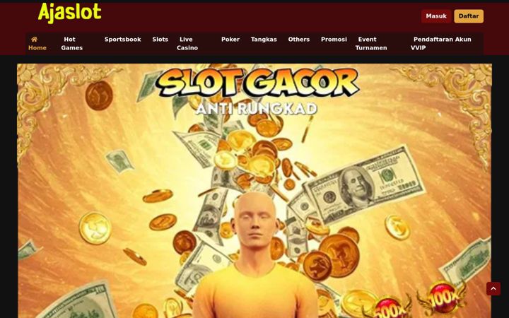Screenshot of ajaslot.org