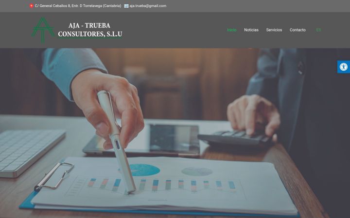 Screenshot of ajatruebaconsultores.com