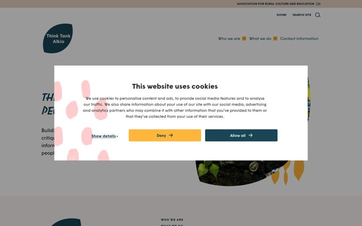 Screenshot of ajatuspajaalkio.fi