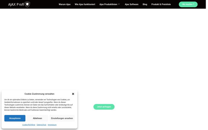 Screenshot of ajax-profi.de