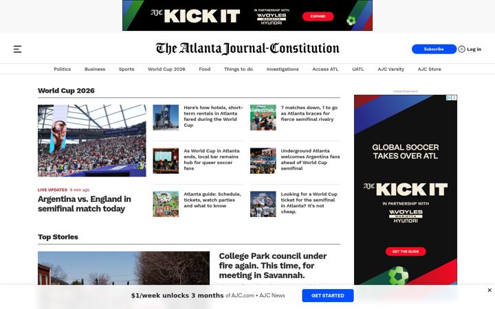 Zrzut ekranu ajc.com