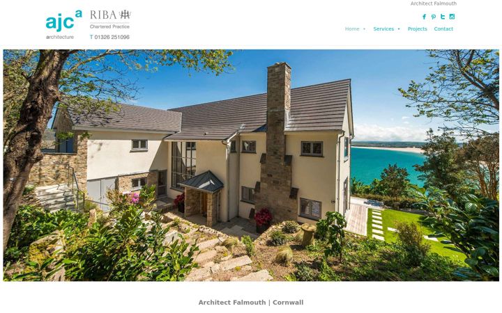 Screenshot of ajcarchitecture.co.uk