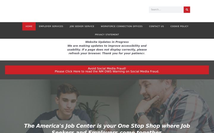 Screenshot of ajcnmeast.com