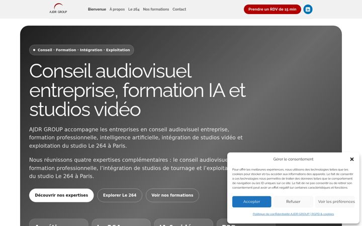 Screenshot of ajdr-group.com